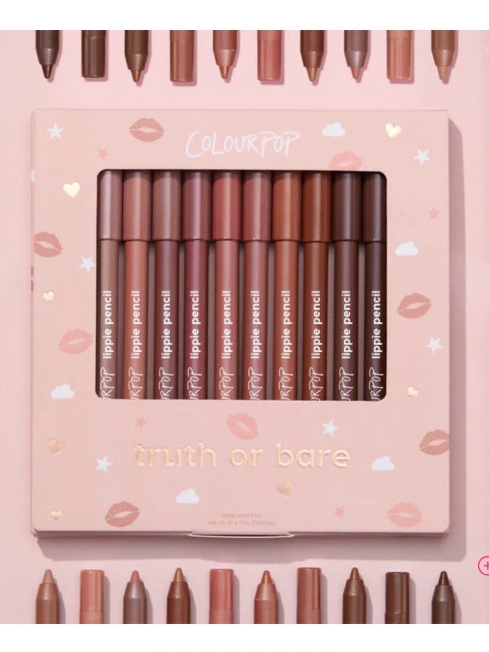 ColourPop Truth or Bare Lippie Pencil Set — Nude, Pink & Brown Shades